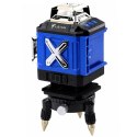 Poziomica Laserowa Płaszczyznowa 4D 16 Linii Walizka 2 Akumulatory Niebieska