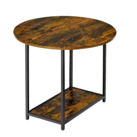 Zestaw Stolików Kawowych 2w1 Vintage Drewno Rustykalne 123x60x51cm