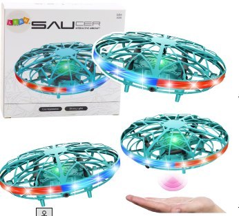 Dron UFO Sterowany Ręką RC Zielony