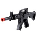 Karabin Zabawkowy Mechaniczny Dźwięk Strzałów Czarny 32cm