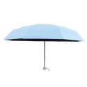 Parasolka Kieszonkowa Składana z Ochroną UV UPF 50+ Etui Niebieska 90 cm