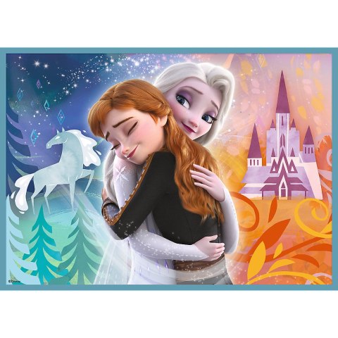 Puzzle - 4w1 (12, 15, 20, 24) - Niezwykły świat Frozen - Kraina Lodu - Trefl 34381