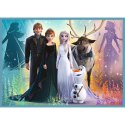 Puzzle - 4w1 (12, 15, 20, 24) - Niezwykły świat Frozen - Kraina Lodu - Trefl 34381