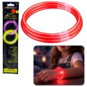 Potrójna Bransoletka Fluorescencyjna Świecąca W Ciemności Neon Stick