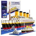 Klocki Konstrukcyjne Statek Titanic Model Statku 3D 1878 el.