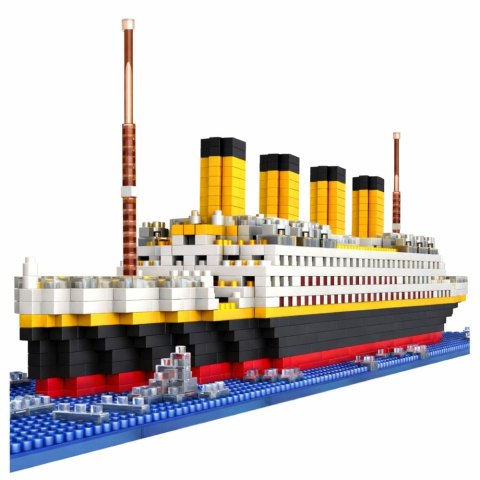Klocki Konstrukcyjne Statek Titanic Model Statku 3D 1878 el.