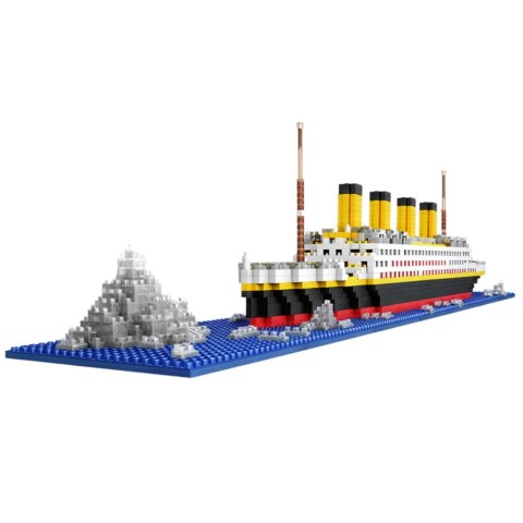 Klocki Konstrukcyjne Statek Titanic Model Statku 3D 1878 el.