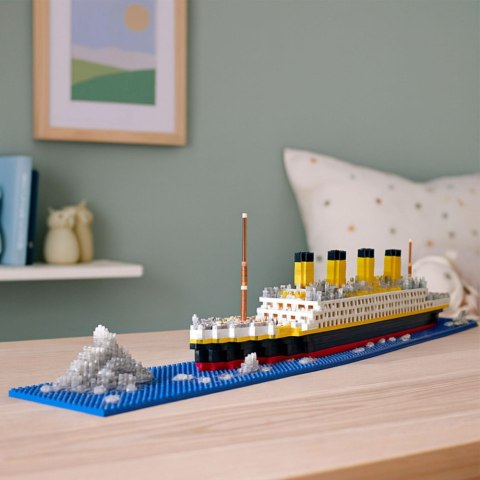 Klocki Konstrukcyjne Statek Titanic Model Statku 3D 1878 el.