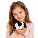 Świnka Morska Realistyczna Miękkie Futerko Zwierzątko Biało Czarna 12 cm