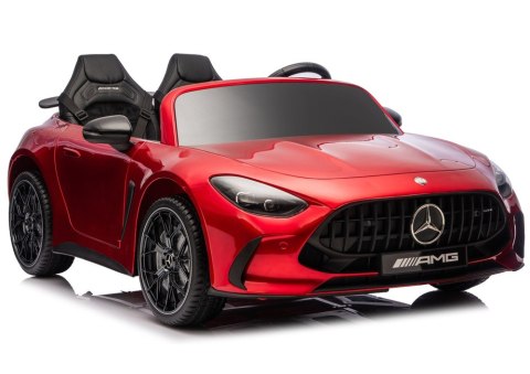 Auto Na Akumulator Mercedes GT63 AMG DK-GT63 24V LCD Czerwony Lakierowany