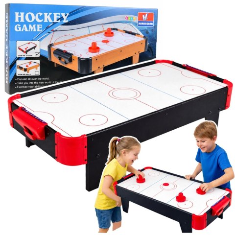 Mini Stół Air Hockey Stołowy Gra Zręcznościowa Dla Dzieci Czarny