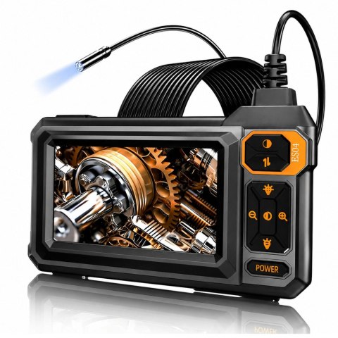 Kamera Przewodowa Inspekcyjna Endoskop 8 Diod LED LCD 4,3'' IP67