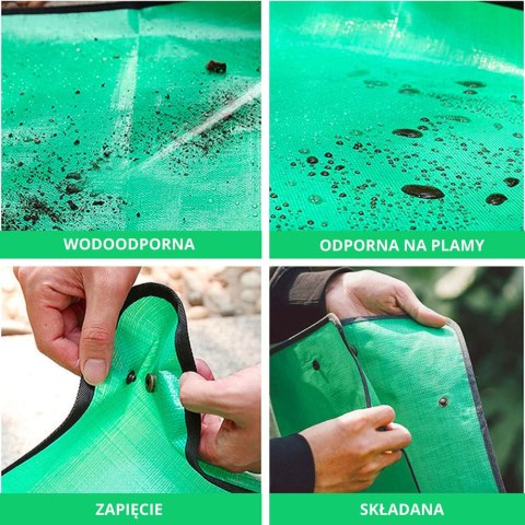 Mata Ogrodowa Podkładka Do Przesadzania Roślin I Kwiatów 100 x 100 cm