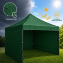 Namiot Ogrodowy Ekspresowy Pawilon Handlowy Cateringowy Zielony 3x3M