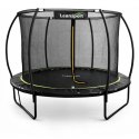 Trampolina Ogrodowa LEAN Z Siatką Wewnętrzną Czarno-Zielona 183CM 6FT