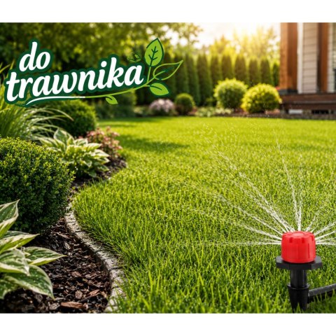 Zestaw System Do Nawadniania Kropelkowego Ogrodu Automatyczny 55M+15M 386el