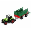 Zestaw Farma Z Traktorem Wiatrak Stajnia Przyczepa Figurki Zwierzęta 45 el.