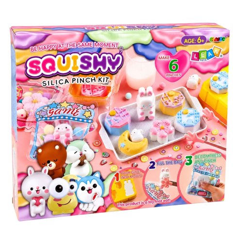 Zestaw Kreatywny Plastyczny Tworzenie Squishy Ozdobne Deserki Kwiatki DIY