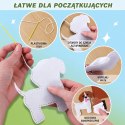 Zestaw Kreatywny Pluszaki Do Szycia Filcowe Baśniowa Kraina DIY 6 szt.
