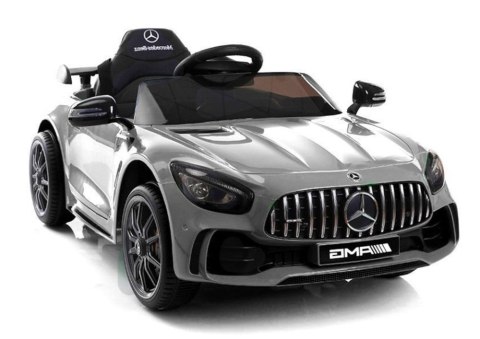 Auto Pojazd Na Akumulator Mercedes GT R Dla Dzieci Światła LED MP3 Szary