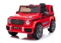 Auto na Akumulator Mercedes G63 AMG Dla Dzieci Światła LED MP3 Czerwony