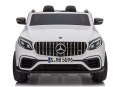 Auto na Akumulator Mercedes GLC 63S Dwuosobowy Światła LED MP3 Biały