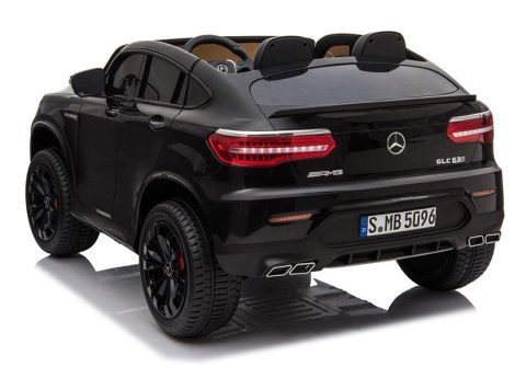 Auto na Akumulator Mercedes GLC 63S Dwuosobowy Światła LED MP3 Czarny