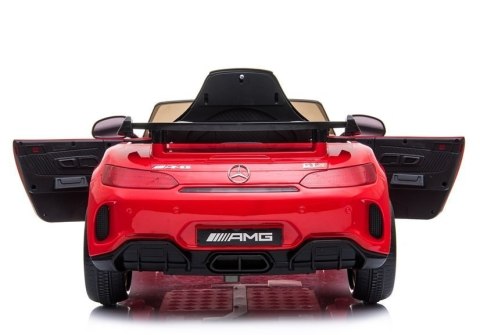 Auto na Akumulator Mercedes GTR Dla Dzieci Światła LED MP3 Czerwony