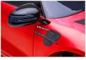 Auto na Akumulator Mercedes GTR Dla Dzieci Światła LED MP3 Czerwony