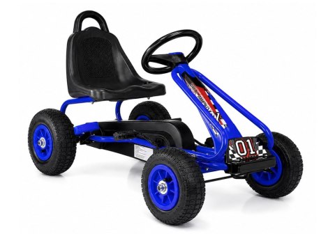 Gokart na Pedały G201 Niebieski