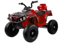 Quad na Akumulator BDM0906 Pompowane Koła Światła LED MP3 Czerwony