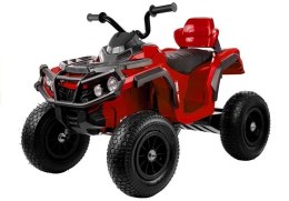 Quad na Akumulator BDM0906 Pompowane Koła Światła LED MP3 Czerwony