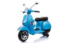 Skuter na Akumulator Vespa Dla Dzieci Światła LED Panel MP3 Niebieski