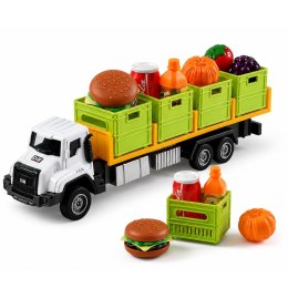 Ciężarówka Transportowa Z Produktami Spożywczymi Zielona 1:55