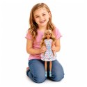Lalka Anlily Fashion z Pieskiem Sukienka w Kwiaty Torba Przekąski Akcesoria