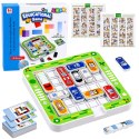 Magnetyczna Gra Logiczna Magnetyczna Autka 15 Pojazdów 60 Kart Plansza