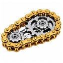 Fidget Spinner Łańcuch Zębatki Antystresowy Stal Nierdzewna