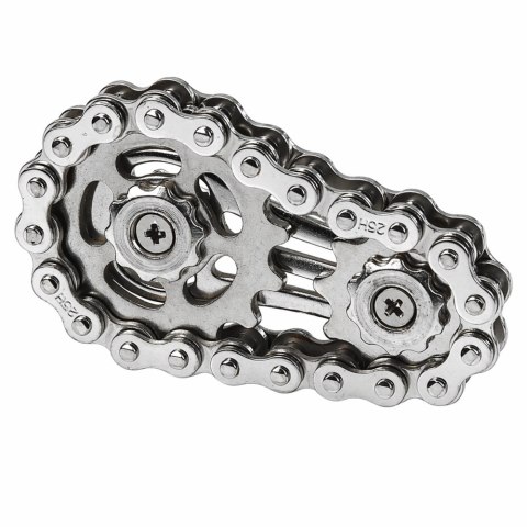 Fidget Spinner Łańcuch Zębatki Antystresowy Stal Nierdzewna