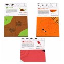 Kolorowy Zeszyt z Origami Dla Dzieci Zwierzęta Poziomy Trudności 30 Arkuszy
