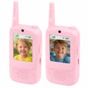 Krótkofalówki Dla Dzieci Wideo Rozmowa Nagrywanie Aparat Różowe