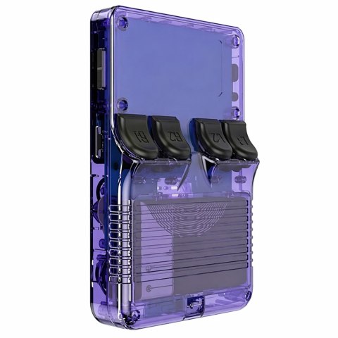 Mini Konsola R36S Przenośna Retro Do Gier 21 000 IPS 3.5 Cala Fioletowa