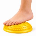 Półkula Sensoryczna Do Masażu Ćwiczeń Równowagi Żółta 16 cm