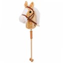 Hobby Horse Koń Na Kiju Głowa Konia Dźwięki Galopu Rżenia Beżowy 100 cm