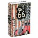 Książka Sejf Na Klucz Mała Kasetka Skrytka Na Pieniądze Route 66 Duża