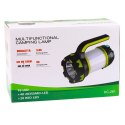 Latarka Lampa LED 2W1 Kempingowa Turystyczna Akumulatorowa Wielofunkcyjna
