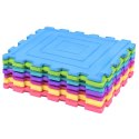 Sensoryczne Puzzle Silikonowe Mata Ścieżka Sensoryczna Kolorowe 25 cm 12el.