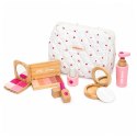 Drewniany Zestaw Piękności Dla Dziewczynek Z Białą Kosmetyczką 17 El.