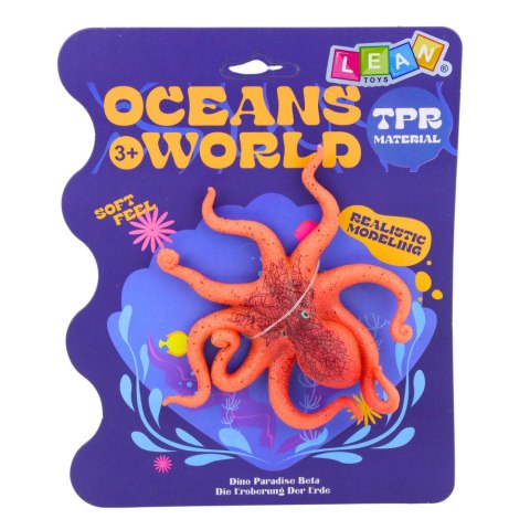 Gumowa Figurka Ośmiornica Rozciągliwa Realistyczna Zwierzę Morskie 12cm
