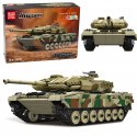 Klocki Konstrukcyjne Czołg Wojskowy Leopard Zdalnie Sterowany RC 1100 el.