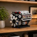 Klocki Konstrukcyjne Silnik V8 Model Mechaniczny Ruchome Tłoki 552 el.